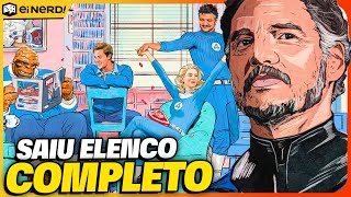 QUARTETO FANTÁSTICO ELENCO COMPLETO FOI CONFIRMADO PELA MARVEL [upl. by Waylan908]