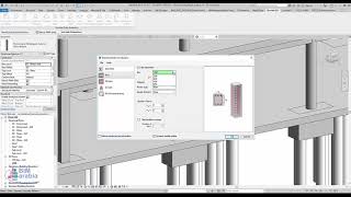 Revit Using Naviate Rebar Extension for column Arabic [upl. by Akvir]