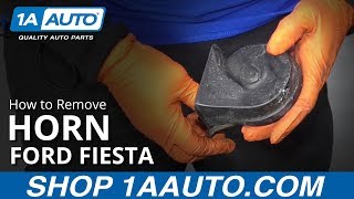 How to Remove Horns 0919 Ford Fiesta [upl. by Ozzy653]