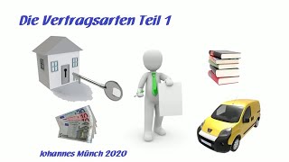 LERNPAKET 1 Die Vertragsarten Teil 1 Überlassungsverträge [upl. by Gereld]