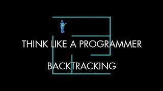 Backtracking Think Like a Programmer [upl. by Nerak]