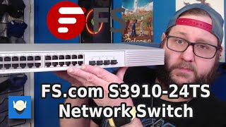 FScom S391024TS Switch Review [upl. by Nalloh]