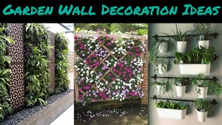 Garden Wall Decoration Transforming Outdoor Spaces with DIY Magic [upl. by Ynattir]