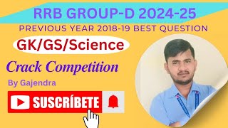 RRB GROUPD 202425 Previous year question GKGSSCIENCE Crack Competition By Gajendra [upl. by Jehiah551]