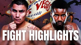 Vergil Ortiz Frederick Lawson Fight Highlights [upl. by Eilrebma453]