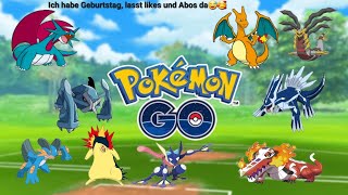 Geburtstags Special Eine kleine Auswahl meiner Lieblings Pokemon🥰😍🥳 Pokemon GO GermanDeutsch [upl. by Dorree]