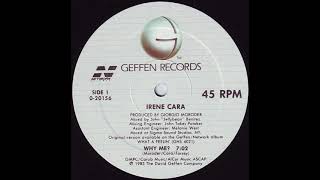 Why Me 12quot Version  Irene Cara [upl. by Rockel600]