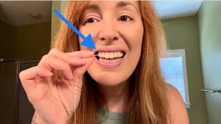 How To Floss With A Permanent Retainer [upl. by Akenit]