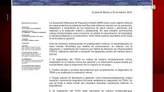 Asociación de psiquiatras descarta que exista un nuevo tratamiento contra TDAH [upl. by Aiyotal]