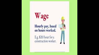 Salary Vs wages learn the difference 🫶 [upl. by Asilram261]