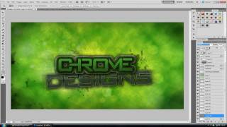 Electric Green Speed Art  Photoshop CS5 [upl. by Aztinad]