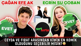 Çağan Efe Ak ve Ecrin Su Çoban Sırt Sırta’da Birbirlerini stalklıyorlar mı [upl. by Ixela]