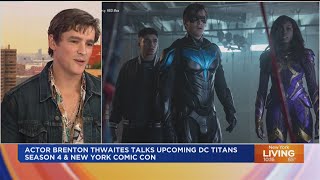 Actor Brenton Thwaites talked DC Titans Season 4 amp New York Comic Con [upl. by Rehpotsirhc]