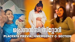 SHORT PREGNANCY STORY emergency c section placenta previa 🤯  pregnancy family aviation baby [upl. by Alleirbag]