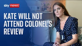 Princess of Wales will not be taking part in Colonels Review [upl. by Viens544]