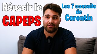 Réussir le CAPEPS les 7 conseils de Corentin [upl. by Brockie144]