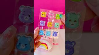 Care Bears mini backpack and stationery surprise🌈🩷😭 mini carebear stationery unboxing cute [upl. by Trik]