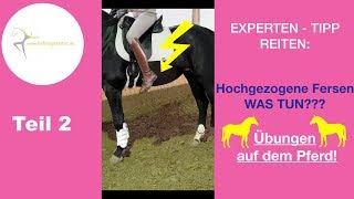 Experten  Tipp Reiten Hochgezogene Fersen  Soforthilfe auf dem Pferd [upl. by Senior]