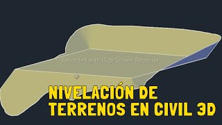 Explanaciones y Terrazeo en AutoCAD Civil 3D [upl. by Enrobialc724]