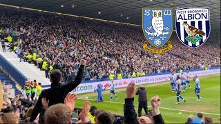 LIMBS AND PYROS AS 33000 ECSTATIC SWFC FANS LIFT ROOF IN Sheffield Wednesday 30 West Brom vlog [upl. by Nyleimaj]