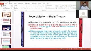 Deviance Theoretical perspective Lecture 01 by Muhammad Ramzan [upl. by Nylyoj]