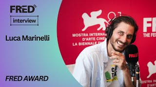 FREDs Interview Luca Marinelli FRED AWARD VENEZIA81 [upl. by Tullusus609]