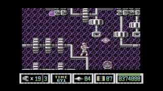 Turrican II The Final Fight Longplay C64 50 FPS [upl. by Aronel]