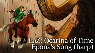 Ocarina of Time  Eponas Song Harp [upl. by Rolanda]