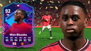 92 Flashback SBC WanBissaka NEED to play in THIS POSITION FC 24 Player Review [upl. by Scharf]