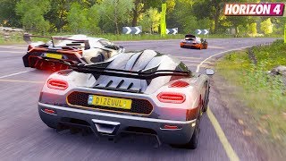 Forza Horizon 4  Koenigsegg One1  Goliath Race Gameplay [upl. by Yretsym883]