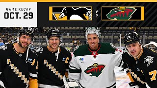 GAME RECAP Penguins vs Wild 102924  Au Revoir Flower [upl. by Yetak]