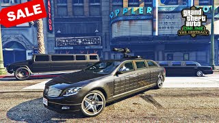 Armored Weaponized Benefactor Turreted Limo Review  GTA 5 Online  SALE [upl. by Nanaek543]