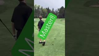 The craziest swing in golf shorts [upl. by Onnem469]