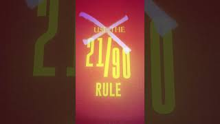 2190 Rule 📒 lifechanging motivation lifestyle [upl. by Nylannej96]