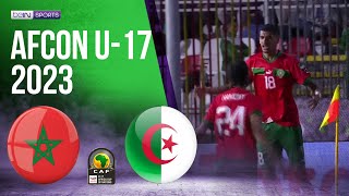 Morocco vs Algeria  AFCON U17 HIGHLIGHTS  05102023  beIN SPORTS USA [upl. by Erlene]