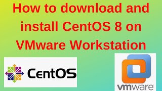 How to download and install CentOS 8 on VMware Workstation [upl. by Padgett]