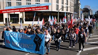 Solidariedade coa folga en Maitours Ferrol 61124 [upl. by Nirtiac]