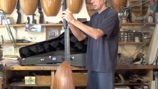 Jacobsen demonstrates folding theorbo improved version [upl. by Enyrb]