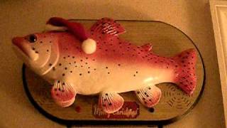 Rare singing christmas big mouth singing fish [upl. by Etnoj]