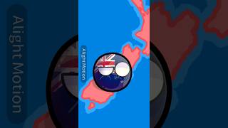 Nueva zelanda y Maorí 🇳🇿 countyballs polandball humor parati vrial geography memes fyp [upl. by Essex]