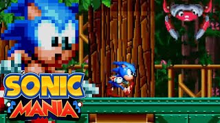 Wooded Metropolis Zone in Sonic Mania [upl. by Esma507]