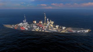 Respawn Battles  Renown44 Tier 7 🇬🇧 premium battleship  World of Warships Blitz [upl. by Rana]