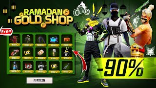 Free Fire New Ramadan Gold Shop Confirm ✅🥳 Fire New Event  Ff New Event  Ff new event today [upl. by Aneela378]