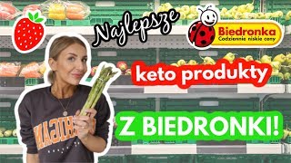 NAJLEPSZE KETO PRODUKTY Z BIEDRONKI MINI LISTA ZAKUPÓW NA DIECIE KETOGENICZNEJ [upl. by Lilith269]