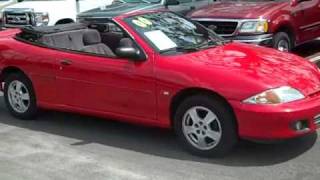 used Chevy Cavalier  CONVERTIBLE  Z24 Gainesville Fl for sale Call 18663712255 [upl. by Perkoff]