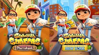 Subway Surfers Marrakesh VS New York Walkthrough [upl. by Harbird]