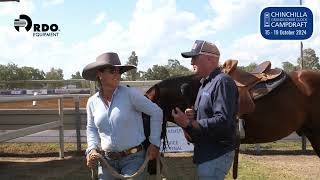 CC with Kylie McPhee at the Chinchilla Campdraft [upl. by Karil]