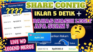 LIVE WD GAME LEGEND MERGE MASIH LEGIT APA SCAMSHARE CONFIG IKLAN 5 DETIK NUYUL GAME AKSES AWAL [upl. by Aivata308]