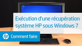 Exécution dune récupération système HP sous Windows 7 [upl. by Mayworm]