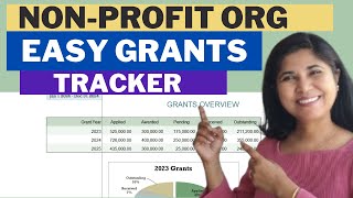 Grants Tracker for Non Profit Organizations  Grants applied for approved payments received [upl. by Chill790]